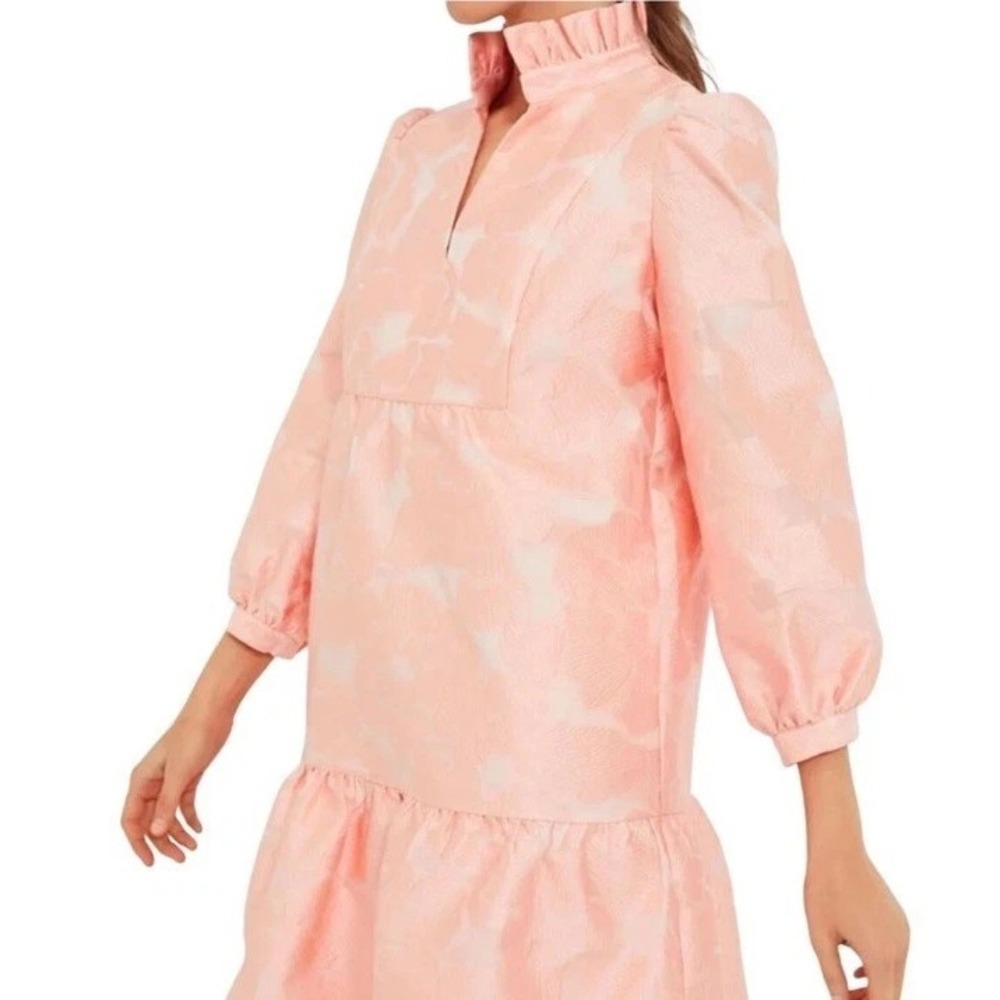 TUCKERNUCK Bellini Fil Coupe Pink Palmerston Mini Dress Sz L Spring Easter Party - Picture 2 of 13